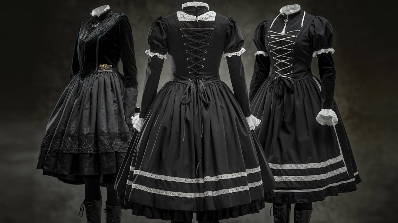 traditional goth dress to impress